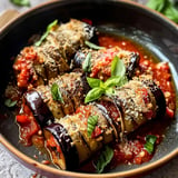 Stuffed Eggplant Rolls