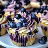 Blueberry White Chocolate Cheesecake