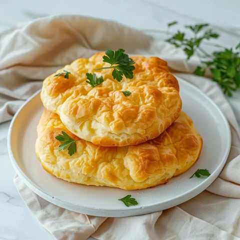 Fluffy Cloud Bread with Cottage Cheese