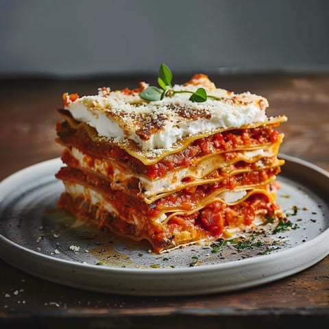 Sweet Potato and Lentil Lasagna