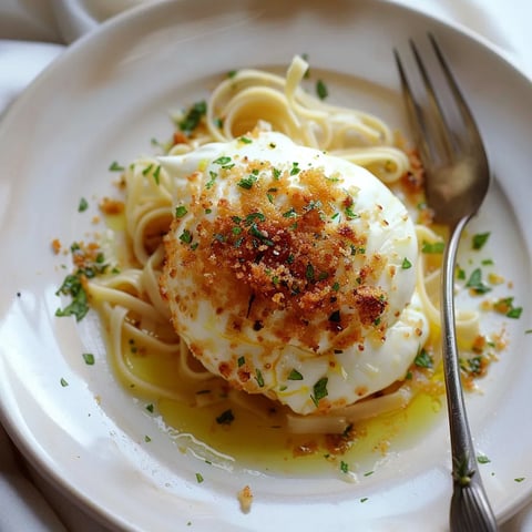 Extra crispy burrata with panko coating